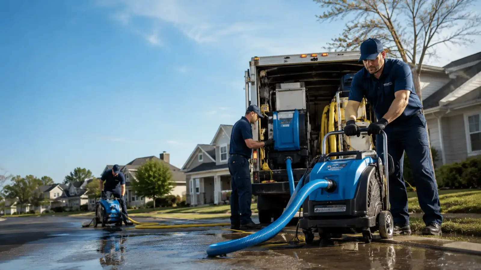 Flood Damage Cleanup in New London, TX